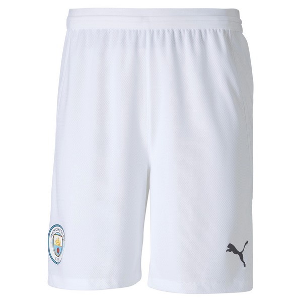 Pantalones Manchester City Primera 2020-2021 Blanco